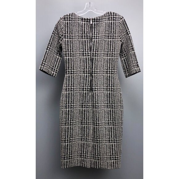 BNWOT Ralph Lauren Classy Black & White Knee Length Shift Dress - Picture 9 of 10